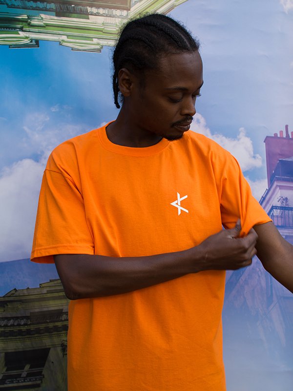T-shirt Totem - Orange-0
