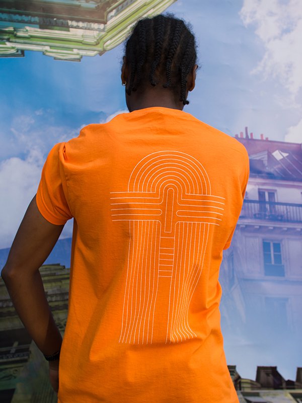 T-shirt Totem - Orange-1