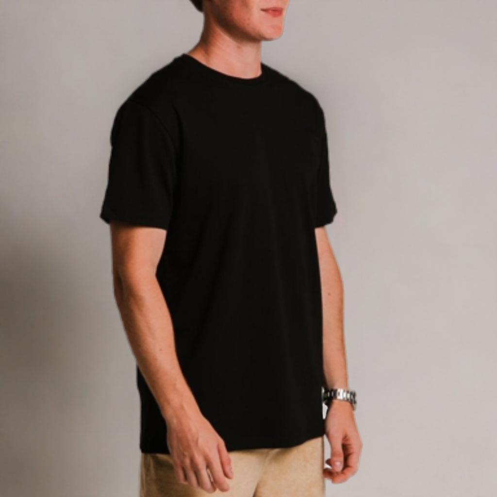 Premium Heavyweight Cotton T-Shirt - Black