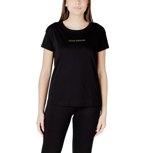 Armani Exchange Women's Black T-Shirt